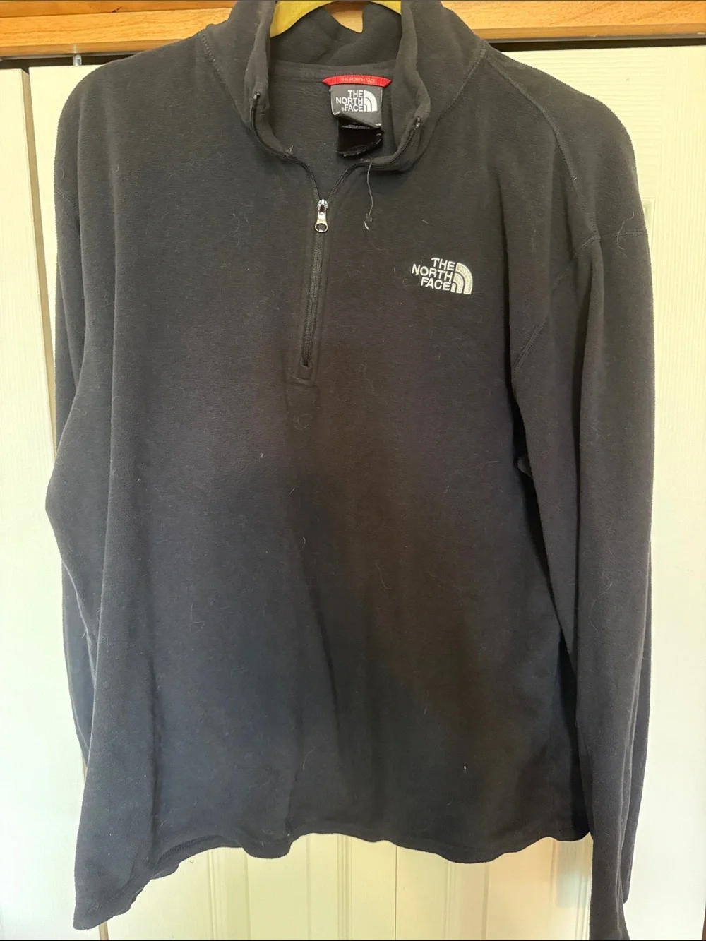 The North Face Black Half-Zip Fleece Pullover